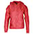 Giubbotto Prada Sport con cappuccio in nylon rosso  ref.1089231