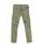 Pantalon cargo Balmain Slim Fit à logo imprimé en coton vert  ref.1089239