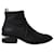 Alexander Wang Kori Cutout Ankle Boots In Black Leather   ref.1089257