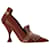 Zapatos de tacón con flecos y tachuelas de Burberry en cuero marrón Castaño  ref.1089260