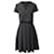 Maje Pleated Skirt Mini Dress in Black Polyester  ref.1089267