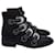 Givenchy Stiefeletten mit Nieten und Schnallendetail aus schwarzem Leder  ref.1089278