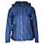 Jaqueta com capuz Prada em nylon azul  ref.1089283
