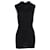 Rick Owens Ribbed Sleeveless Bodycon Mini Dress in Black Cotton  ref.1089297