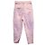 Pantalones cónicos plisados de cintura alta Iro en denim de algodón rosa - vista 2