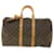 Louis Vuitton Keepall 45 Brown Cloth  ref.1089537