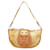 Hogan Gold Leder Beige Det. Handtasche mit Schultergurt und Reißverschluss oben Golden  ref.1089600
