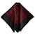 Hermès Men Scarves Red Dark brown Silk  ref.1089609