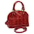 LOUIS VUITTON Vernis Rayure Alma BB Bag 2way Pomme D'amour M91593 LV Auth 55057 Patent leather  ref.1089672