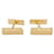 Hermès cufflinks, yellow gold.  ref.1089817