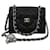Timeless Chanel Wallet an der Kette, Zeitloses schwarzes Lammfell, diagonaler, JAHRGANG  ref.1090109