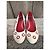 Bailarinas Louis Vuitton p 39 Blanco Roja - vista 6
