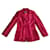 Versace Blazer Red Dark red Velvet  ref.1090231