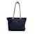 Fendi Vintage schwarze Nylon-Einkaufstasche mit Seilriemen Leinwand  ref.1090247