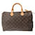 Louis Vuitton Speedy 35 Brown Cloth  ref.1090510