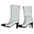 Chanel Boots Black White Patent leather  ref.1090645