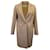 Max Mara Single-Breasted Coat in Beige Camel Hair Brown Wool  ref.1090718