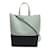 Céline Bicolor Vertical Cabas Tote Green Leather Pony-style calfskin  ref.1090751