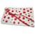 Louis Vuitton Neverfull Pochette Pouch limited edition by Yayoi Kusama 2023 White Red Leather  ref.1090928