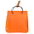 Sac Hermès Orange Cuir  ref.1090959
