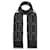 Louis Vuitton LV List scarf Black Wool  ref.1090989
