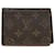 Louis Vuitton Porte carte simple Brown Cloth  ref.1091382