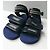 CHANEL Sandalo Papà MEN T44 Coco Chanel Blu - vista 2