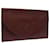 CARTIER Clutch Bag Leather Wine Red Auth ac2250  ref.1091457