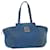 FENDI Tote Bag Leather Blue Auth 55431  ref.1091472
