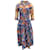 Autre Marque Gul Hurgel Blue Multi Print Dress Cotton  ref.1091516