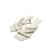 JIMMY CHOO Sandali T.Unione Europea 38.5 Leather Bianco Pelle  ref.1091685