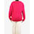 360 Cashmere Rosafarbener Kaschmirpullover mit V-Ausschnitt – Größe M Pink - Ansicht 2