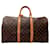Louis Vuitton Keepall 50 Brown Cloth  ref.1091945