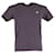 T-Shirt mit Stone Island-Logo-Patch aus lila Baumwolle  ref.1092150