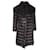 Issey Miyake Manteau en duvet à col tricoté en nylon noir  ref.1092159
