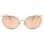 Céline Lunettes de soleil Métal Doré  ref.1092385