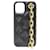 Louis Vuitton Etui Iphone Black Leather  ref.1092469