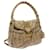 Miu Miu Materasse Hand Bag Leather 2way Beige Auth 55418  ref.1092563