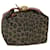 FENDI Leopard Hand Bag Brown Red Auth 55755 Cloth  ref.1092637
