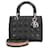 Dior Lady Dior Negro Cuero  ref.1092685