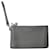 New Gray grained cowhide Coach pouch Grey Leather  ref.1092797