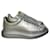Alexander Mcqueen Sneakers Silvery Leather  ref.1092934