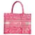 Dior-Büchertasche in limitierter Auflage Pink Weiß Fuschia Leinwand  ref.1092940