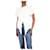 Isabel Marant Hellrosa Baumwoll-T-Shirt mit Bindeband vorne – Größe XS Pink Baumwolle  ref.1093119