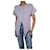 Isabel Marant T-shirt gris noué sur les épaules - taille XS Coton  ref.1093121