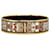 Hermès Hermes Gold Wide Enamel Bangle Golden Metal  ref.1093209