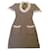 Fendi-Kleid Beige Wolle  ref.1093253