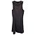 Vestido tubo sin mangas Theory de lino negro - vista 2