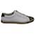Sneaker Saint Laurent Andy invecchiato con finiture in pelle scamosciata in pelle bianca Bianco  ref.1093575