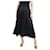 Ulla Johnson Black pleated midi skirt - size UK 10 Polyester  ref.1093647